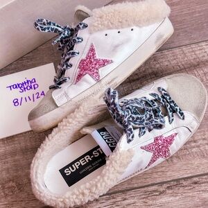 ❌ SOLD ❌ Golden Goose Shearling Sabots Size 37